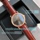 Fake IWC Portofino rose gold caseCitizen 8215 movementbrown leather strap (7)_th.jpg